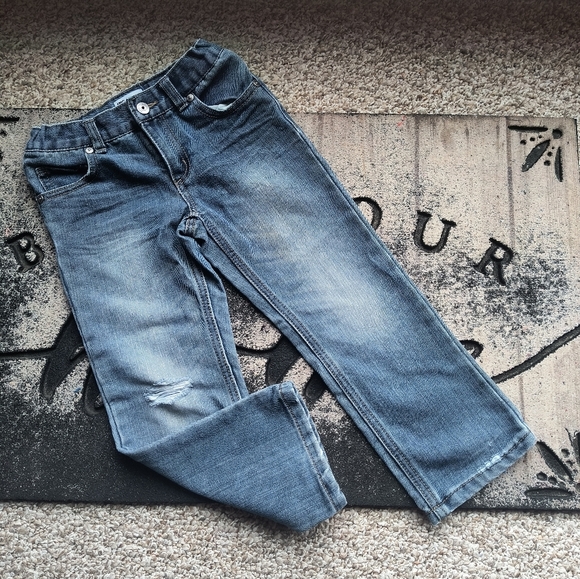 Epic Threads Toddler Boys Denim Straight Leg Jeans Distressed Size 4T - Picture 1 of 5